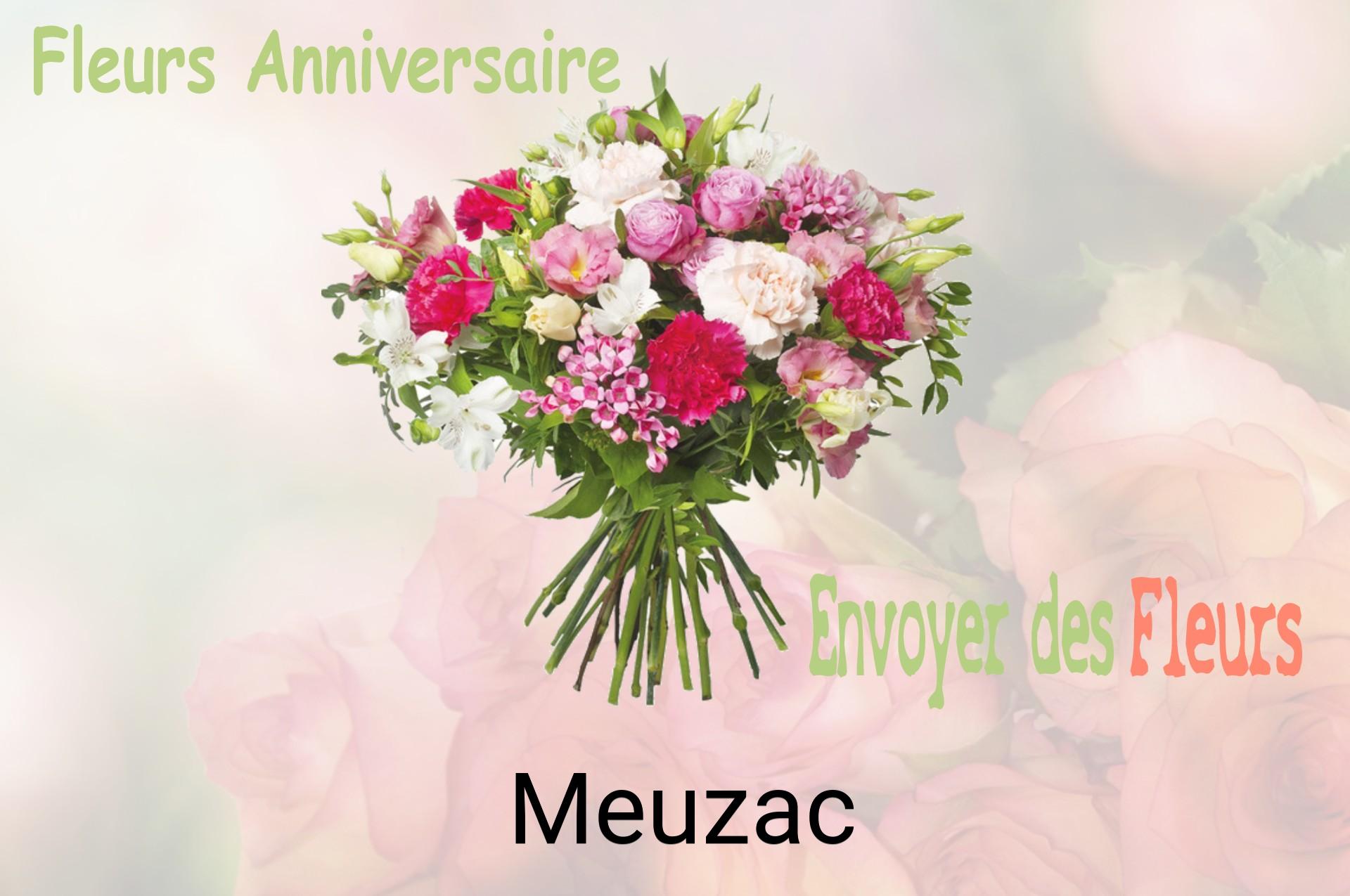 Bouquet de fleurs d’anniversaire livré à Meuzac